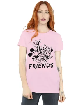 Disney Women's Mickey Mouse en Vrienden Vriendje Fit T-shirt