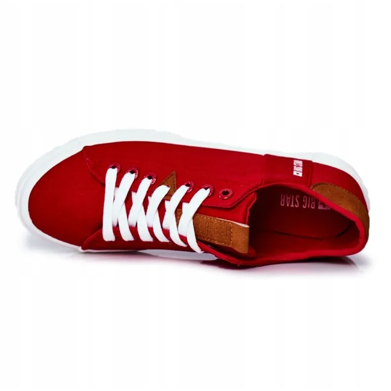 Herensneakers Big Star Rood FF174315