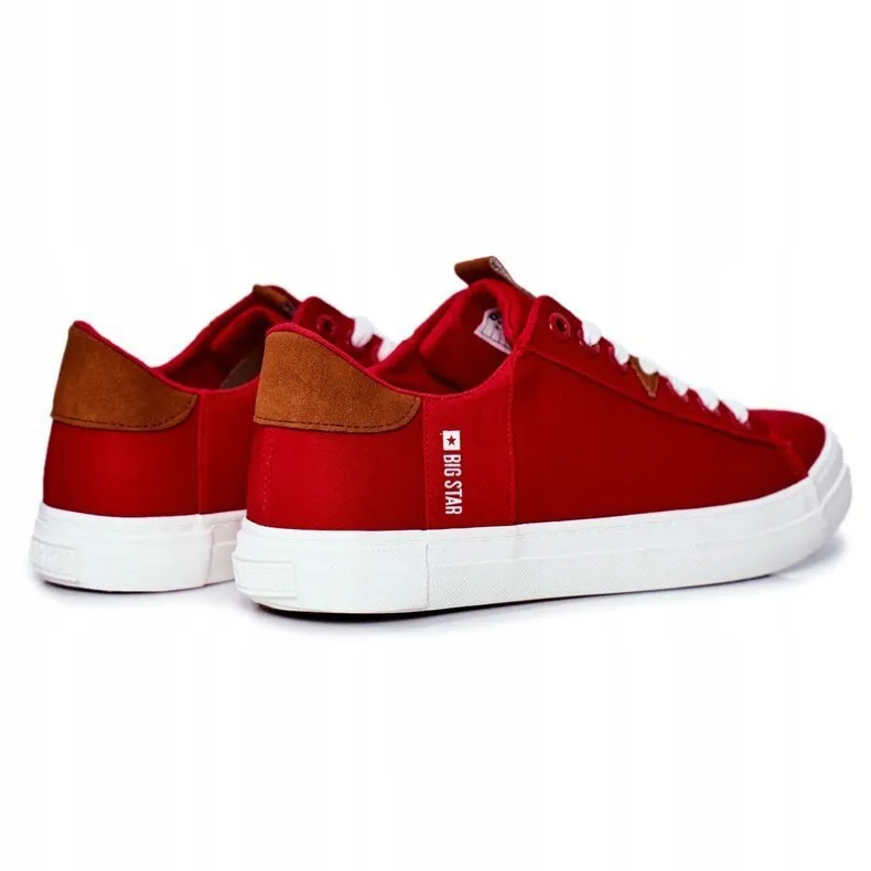 Herensneakers Big Star Rood FF174315