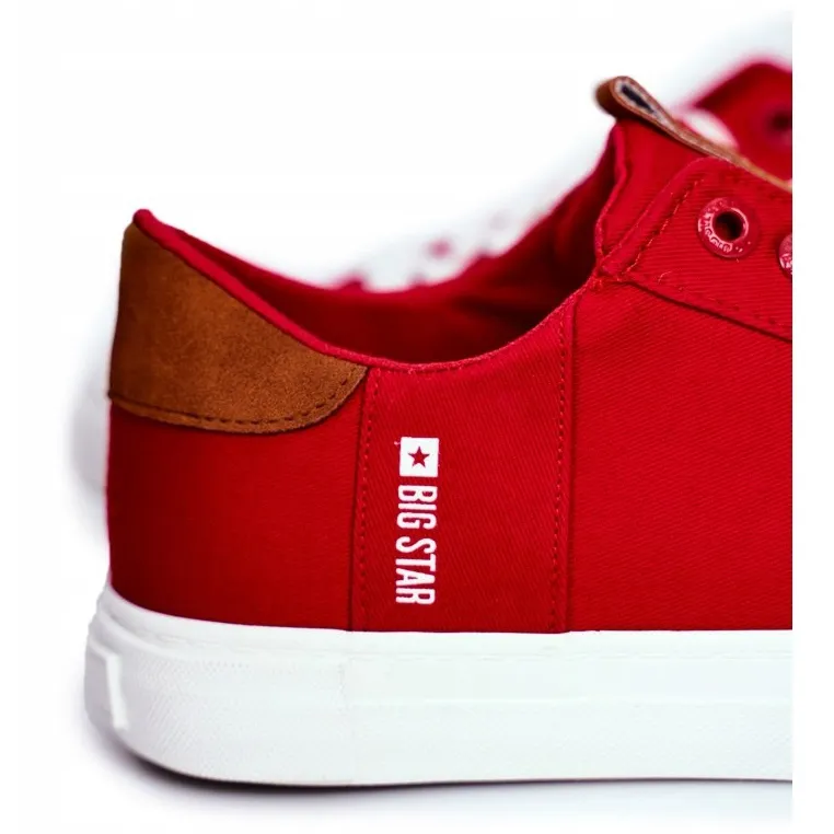 Herensneakers Big Star Rood FF174315